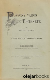 Pozsony város Története III.