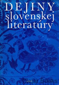 Dejiny slovenskej literatúry