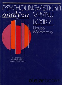 Psycholingvistická analýza vývinu lexiky