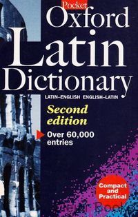 Pocket Oxford Latin Dictionary