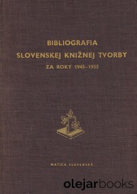 Bibliografia slovenskej knižnej tvorby za roky 1945-1955