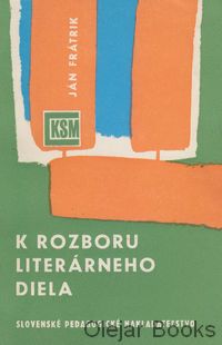 K rozboru literárneho diela