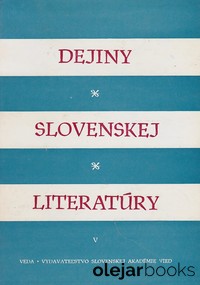 Dejiny slovenskej literatúry V