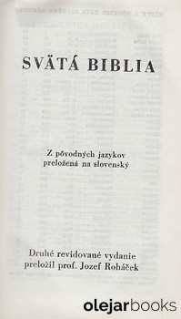 Svätá Biblia
