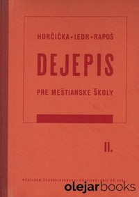 Dejepis pre meštianske školy II.