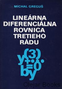 Lineárna diferenciálna rovnica tretieho rádu
