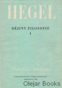Dějiny filosofie I