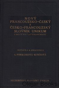 Nový francouzsko-český a česko-francouzský slovník Unikum