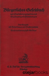 Bürgerliches Gesetzbuch