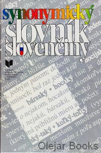 Synonymický slovník slovenčiny