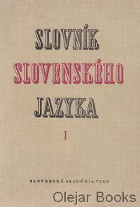 Slovník slovenského jazyka I.