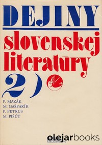 Dejiny slovenskej literatúry 2.