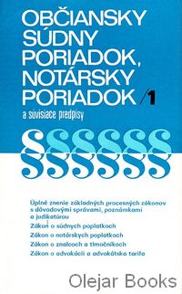 Občiansky súdny poriadok, notársky poriadok 