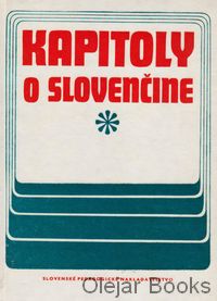 Kapitoly o slovenčine