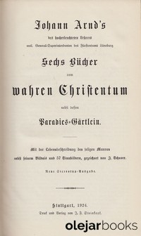 Sechs Bücher vom wahren Christentum