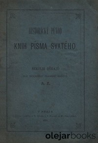 Historický původ knih písma svatého