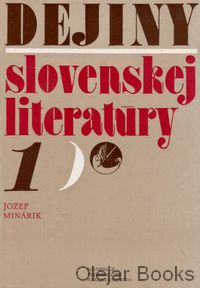 Dejiny slovenskej literatúry 1