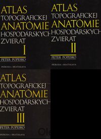Atlas topografickej anatómie hospodárskych zvierat I., II., III.