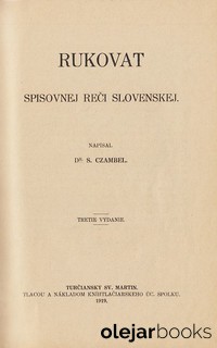 Rukoväť spisovnej reči slovenskej