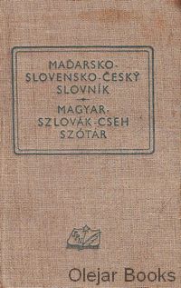 Slovensko-maďarský slovník, Szlovák-magyar szótár