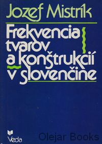 Frekvencia tvarov a konštrukcií v slovenčine