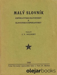 Malý slovník esperantsko-slovenský a slovensko-esperantský