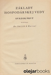 Základy hospodárskej vedy