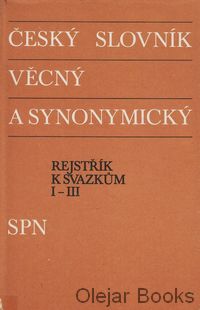 Český slovník věcný a synonymický