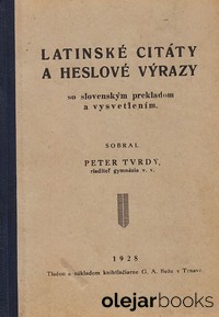 Latinské citáty a heslové výrazy