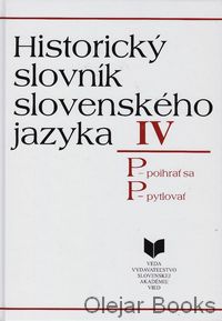 Historický slovník slovenského jazyka IV