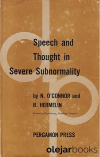 Speech and Thought in Severe Subnormality