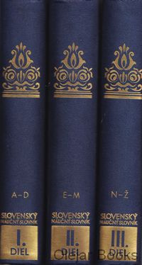 Slovenský náučný slovník I., II., III.
