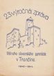 23. výročná zpráva štátneho slovenského gymnázia v Trenčíne 1940-1941