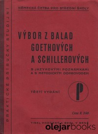 Výbor z balad Goethových a Schillerových