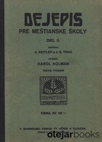 Dejepis pre meštianske školy diel II.