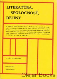 Literatúra, spoločnosť, dejiny