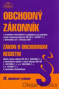 Obchodný zákonník; Zákon o obchodnom registri