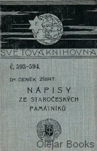 Nápisy ze staročeských památníků
