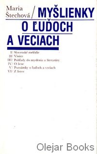 Myšlienky o ľuďoch a veciach