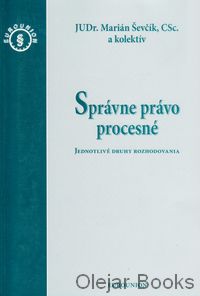 Správne právo procesné