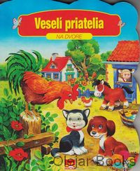 Veselí priatelia na dvore