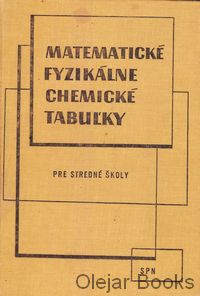 Matematické fyzikálne chemické tabuľky pre stredné školy