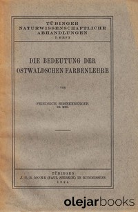 Die Bedeutung der ostwaldschen Farbenlehre