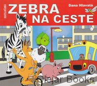 Zebra na ceste