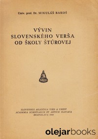 Vývin slovenského verša od školy štúrovej