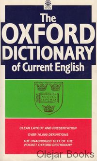 The Oxford Dictionary of Current English