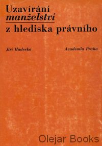 Uzavíraní manželství z hlediska právního