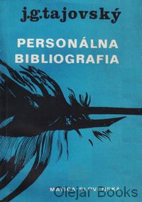 Jozef Gregor Tajovský - Personálna bibliografia